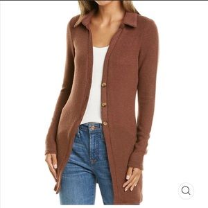 Walter Baker XL Chocolate Hendrix Cardigan Jacket